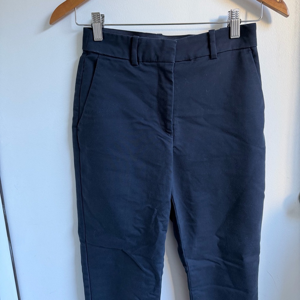 H&M Navy Ankle-length slacks size 4 - Picture 4 of 9